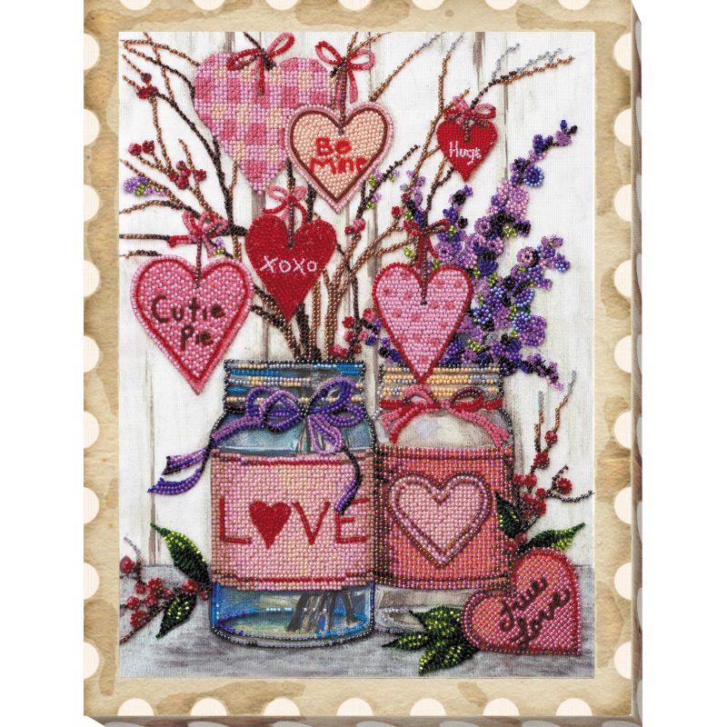 Main Bead Embroidery Kit About love