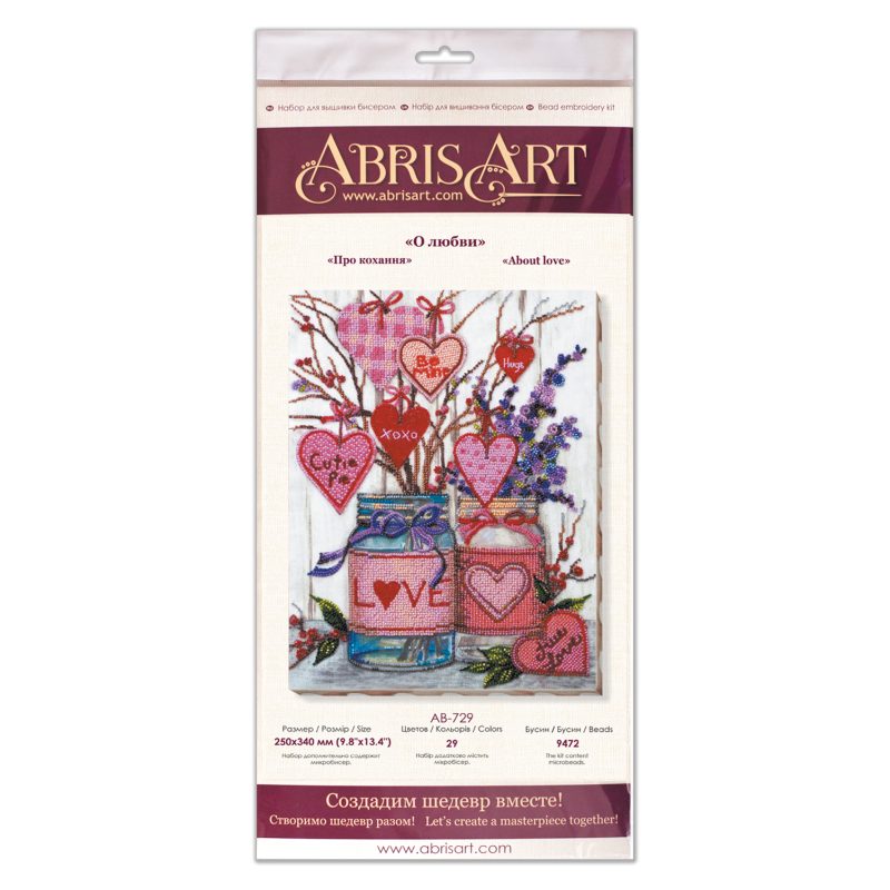 Main Bead Embroidery Kit About love