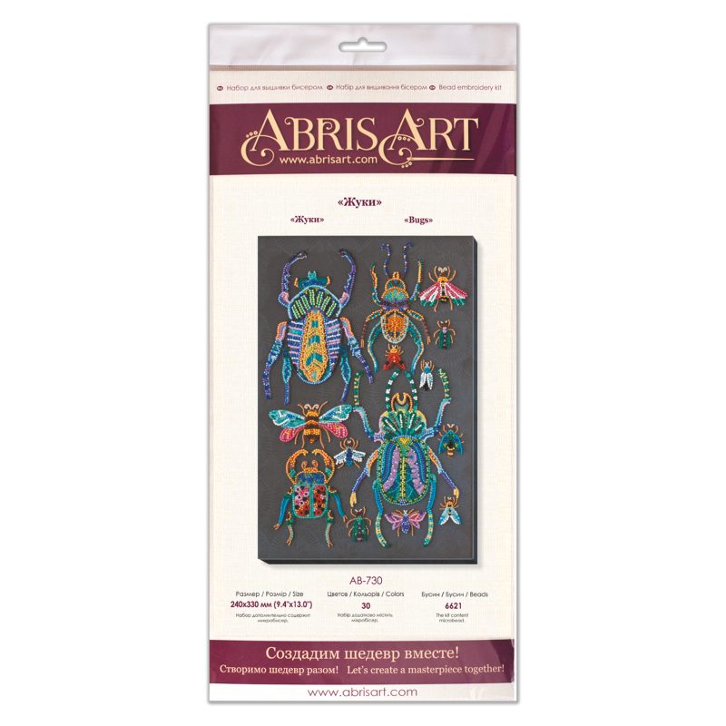 Main Bead Embroidery Kit Beetles