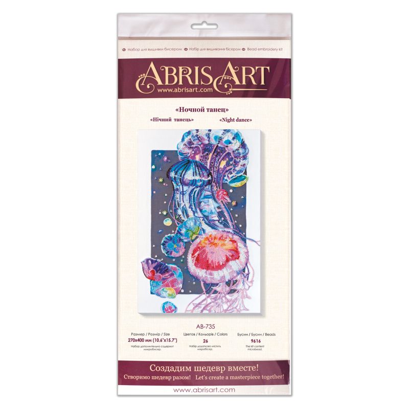 Main Bead Embroidery Kit Night dance