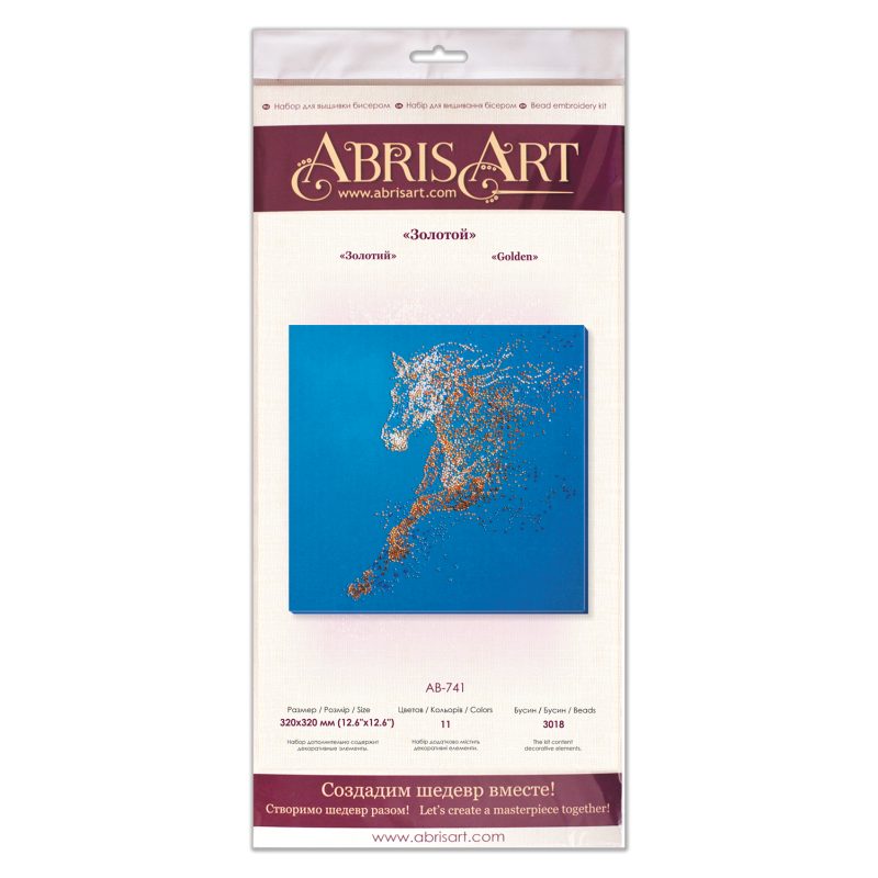 Main Bead Embroidery Kit The Golden