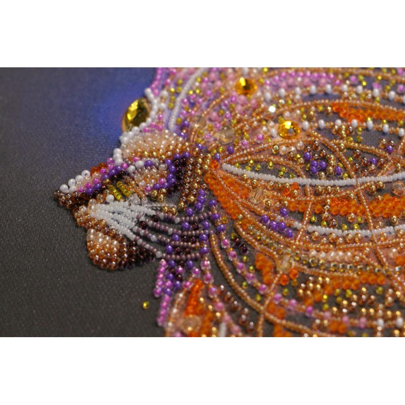 Main Bead Embroidery Kit Golden lion