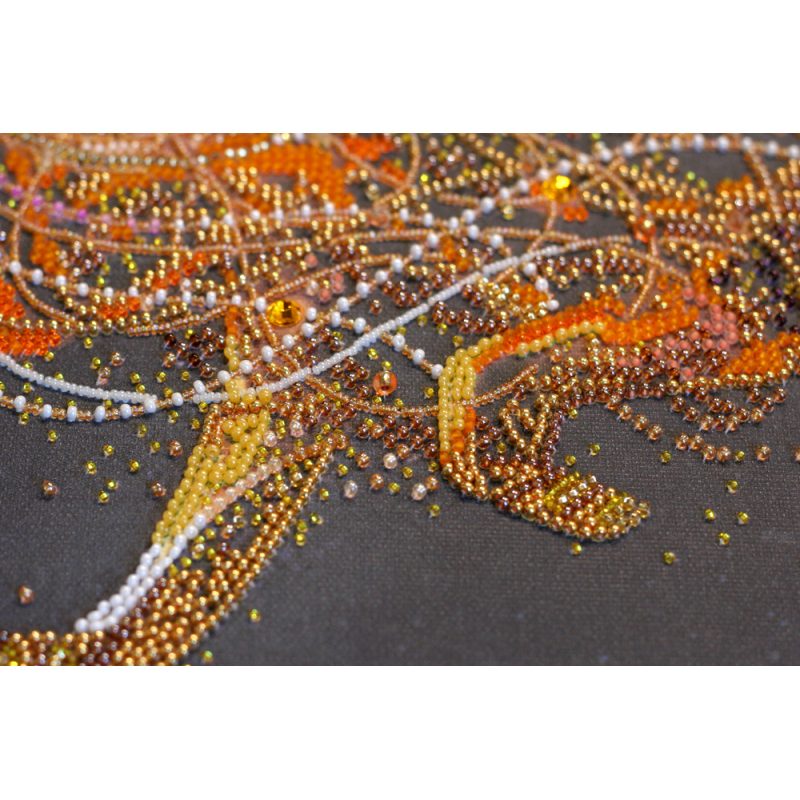 Main Bead Embroidery Kit Golden lion