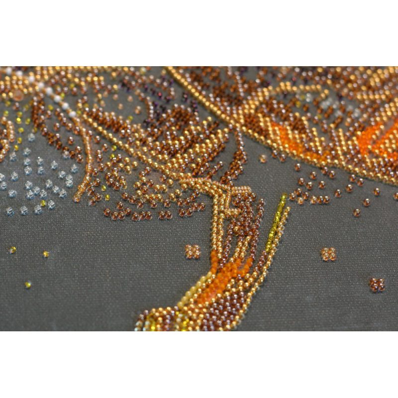 Main Bead Embroidery Kit Golden lion
