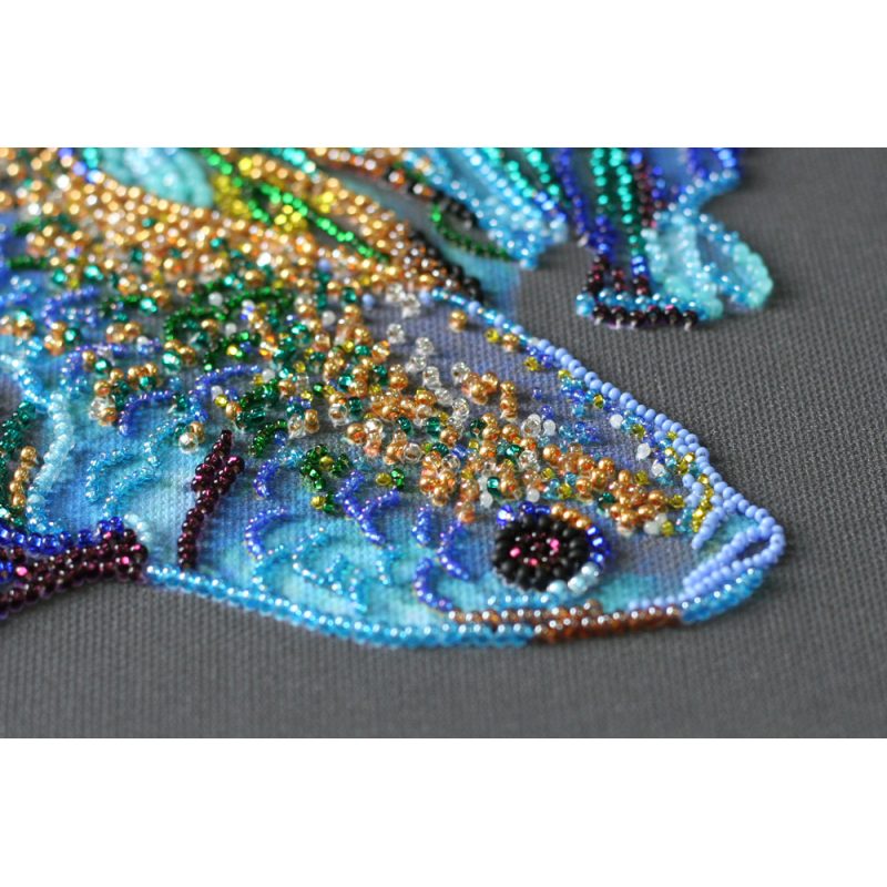 Main Bead Embroidery Kit Blue gold