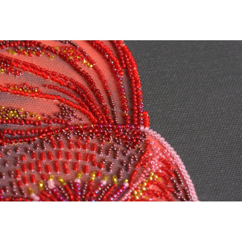 Main Bead Embroidery Kit Red gold