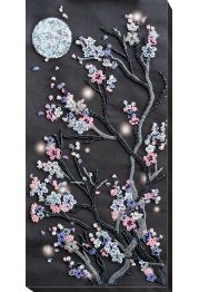 Main Bead Embroidery Kit Night sakura