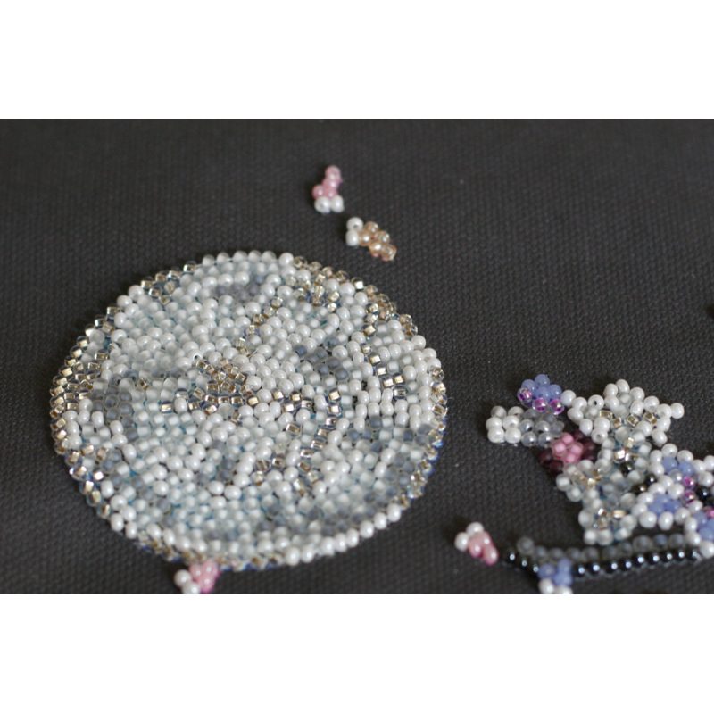 Main Bead Embroidery Kit Night sakura