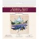 Creativity kits/Bead embroidery kits  with a wooden frame Fields of Provence