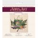 Creativity kits/Bead embroidery kits  with a wooden frame The sun of Toscana