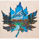 Creativity kits/Bead embroidery kits  with a wooden frame Bunfa's Fresh Coolness