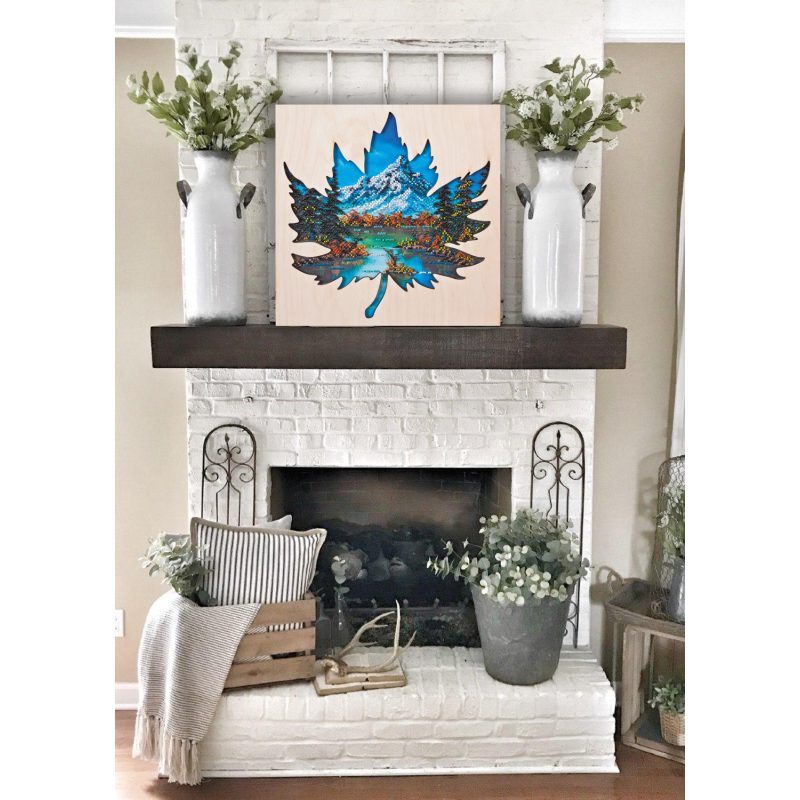 Creativity kits/Bead embroidery kits  with a wooden frame Bunfa's Fresh Coolness