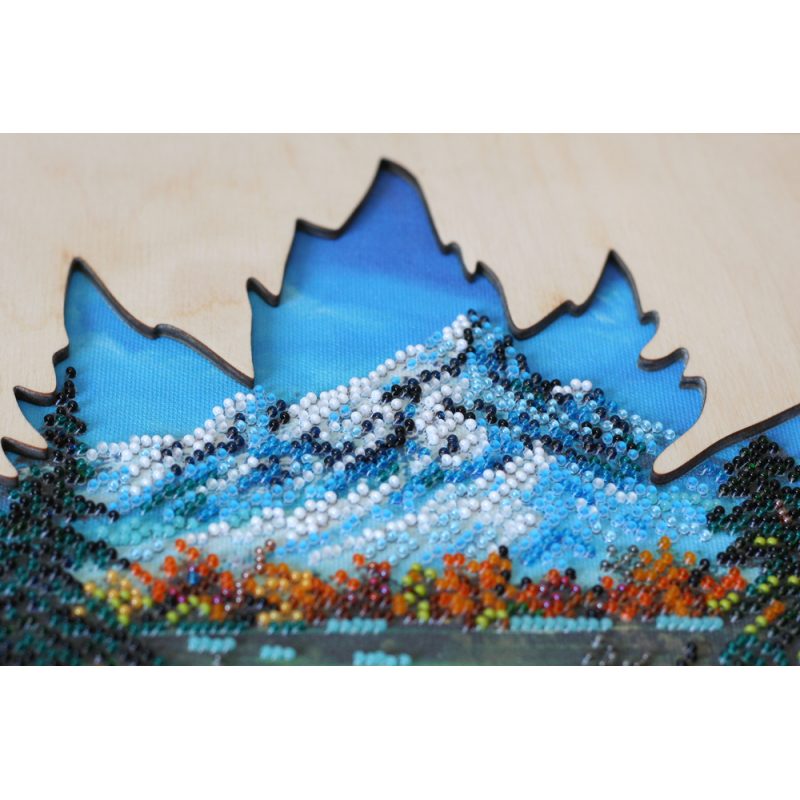 Creativity kits/Bead embroidery kits  with a wooden frame Bunfa's Fresh Coolness