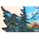 Creativity kits/Bead embroidery kits  with a wooden frame Bunfa's Fresh Coolness
