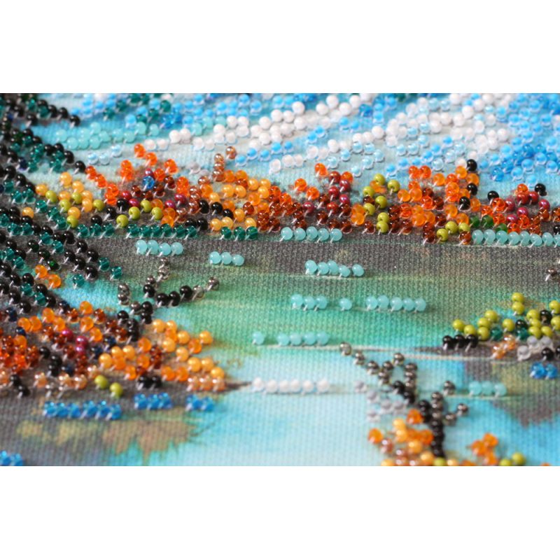 Creativity kits/Bead embroidery kits  with a wooden frame Bunfa's Fresh Coolness
