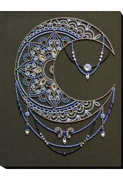 Main Bead Embroidery Kit Moon pattern