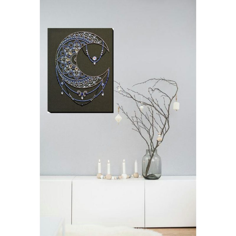 Main Bead Embroidery Kit Moon pattern
