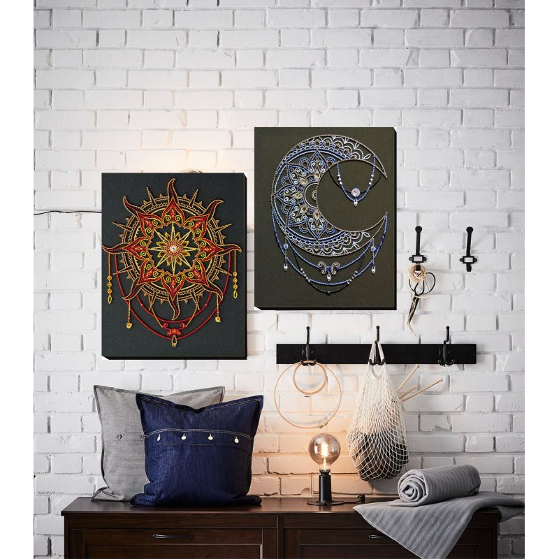Main Bead Embroidery Kit Moon pattern
