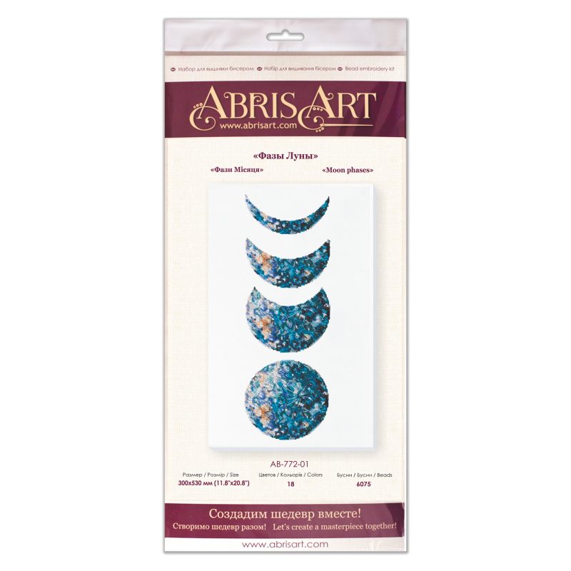 Main Bead Embroidery Kit Moon phases w