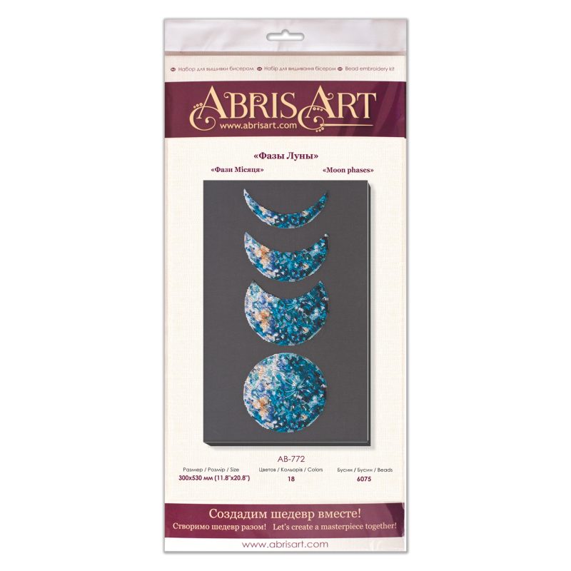 Main Bead Embroidery Kit Moon phases