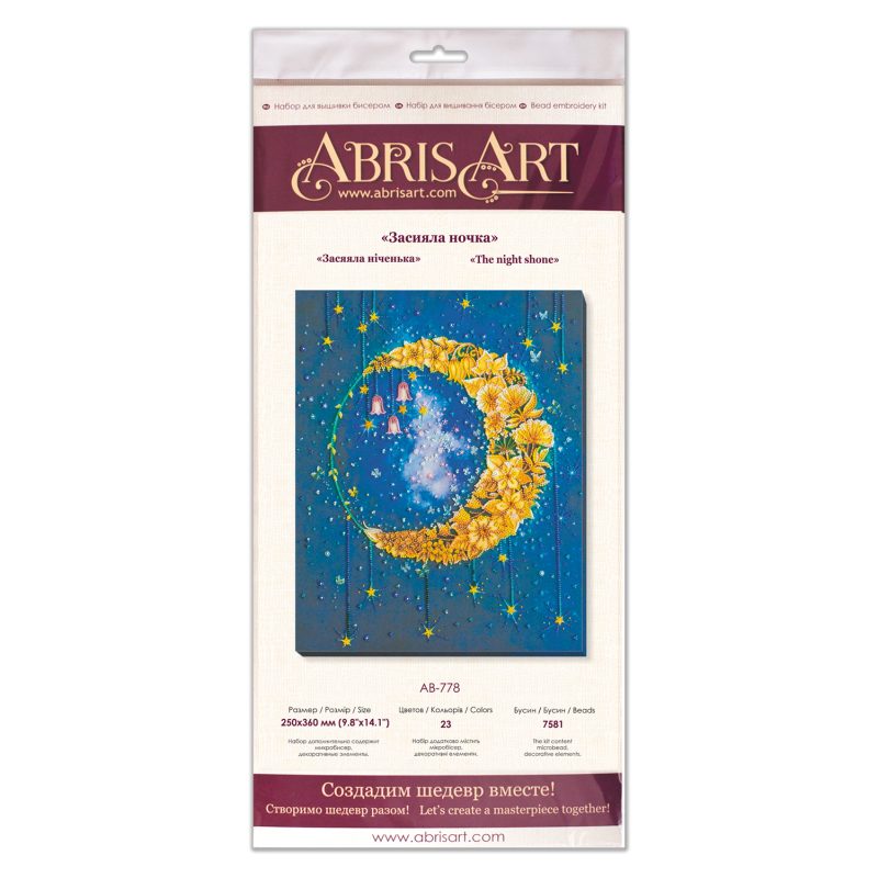 Main Bead Embroidery Kit The night shone