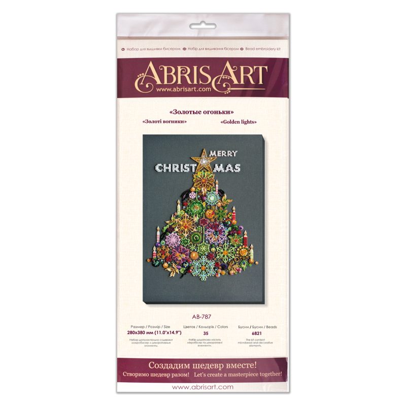 Main Bead Embroidery Kit Golden lights