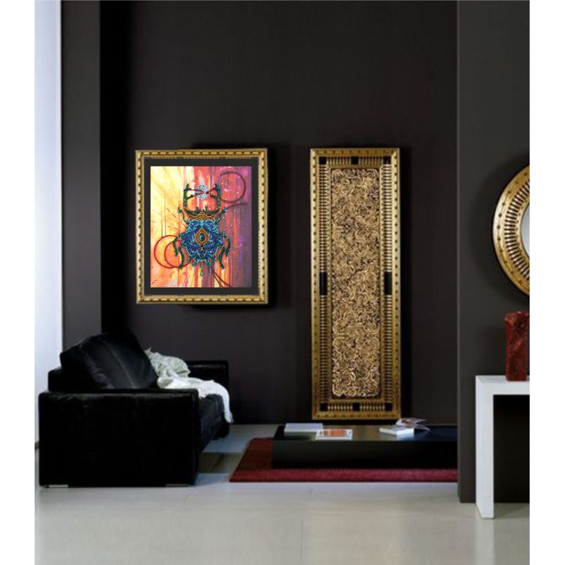 Main Bead Embroidery Kit Faberge beetle