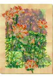 Main Bead Embroidery Kit Lotuses at sunset
