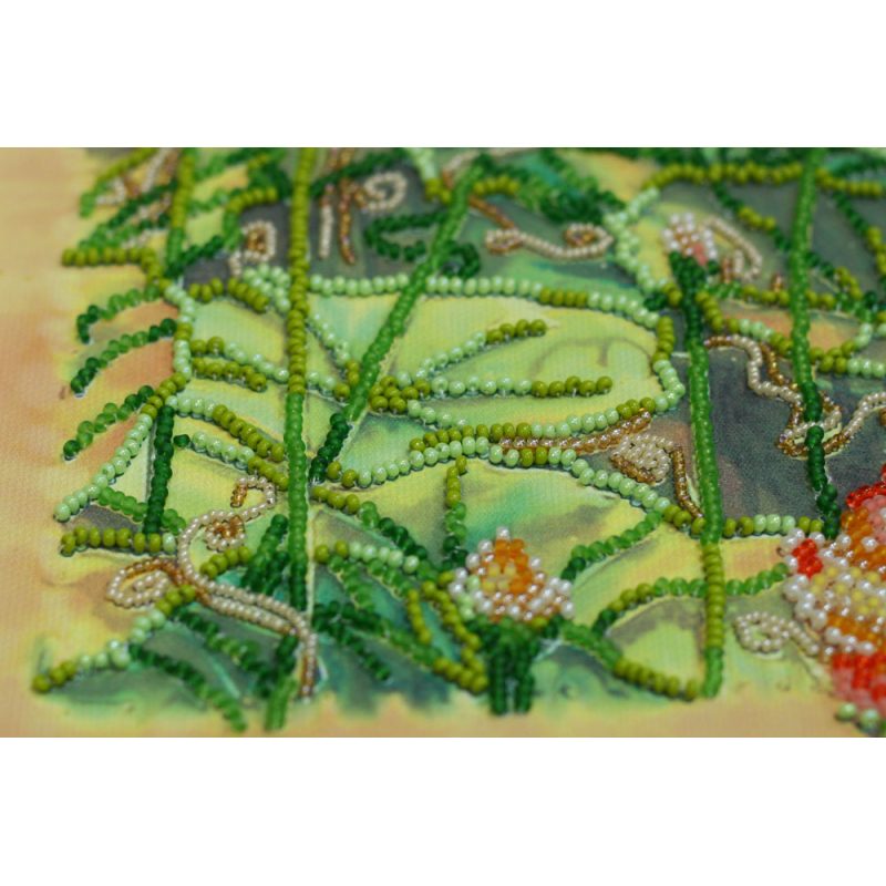 Main Bead Embroidery Kit Lotuses at sunset