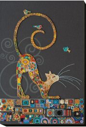 Main Bead Embroidery Kit Kitty