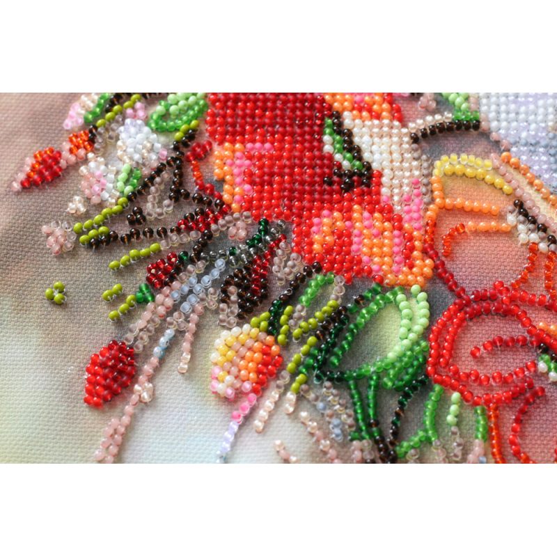 Main Bead Embroidery Kit Delicate flowers