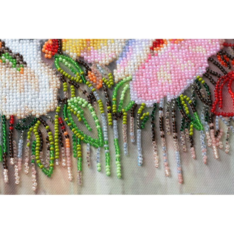 Main Bead Embroidery Kit Delicate flowers
