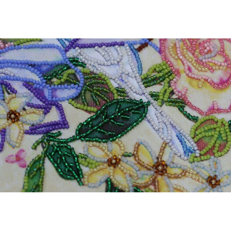 Micro Beads Embroidery Kit Doves
