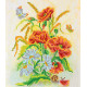 Charts on artistic canvas Bouquet