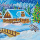 Charts on artistic canvas Christmas Eve