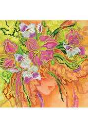 Charts on artistic canvas Autumn Girl