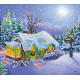 Charts on artistic canvas Christmas