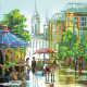 Charts on artistic canvas The Journey