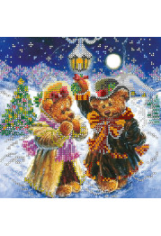 Charts on artistic canvas Magic Winter