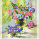 Charts on artistic canvas Buttercups