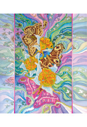 Charts on artistic canvas Moths