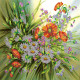 Charts on artistic canvas Splashes of Summer