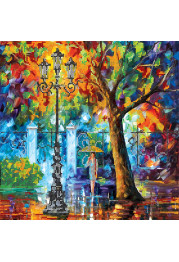 Charts on artistic canvas Evening Promenade