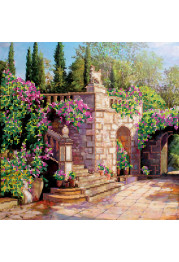 Charts on artistic canvas Enfilade
