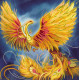 Charts on artistic canvas The Firebird