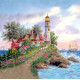 Charts on artistic canvas Brigantine