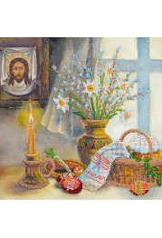 Charts on artistic canvas Easter story-2