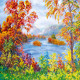 Charts on artistic canvas Autumn Tale