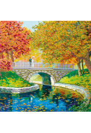Charts on artistic canvas Transparent autumn-1