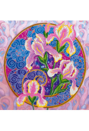 Charts on artistic canvas Singing irises